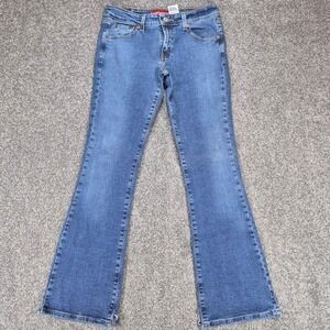 Y2K Levis 518 Superlow Bootcut Jeans Womens 28x30.5 Blue Stretch Denim Vintage